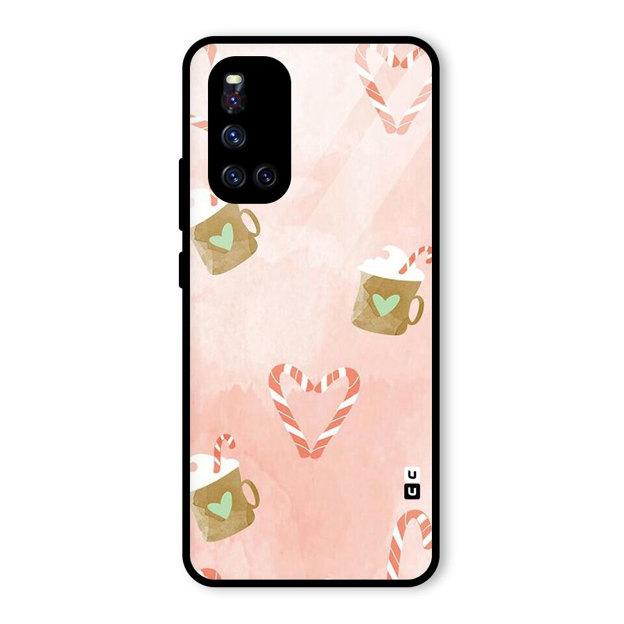 Coffee And Candies Glass Back Case for Vivo V19