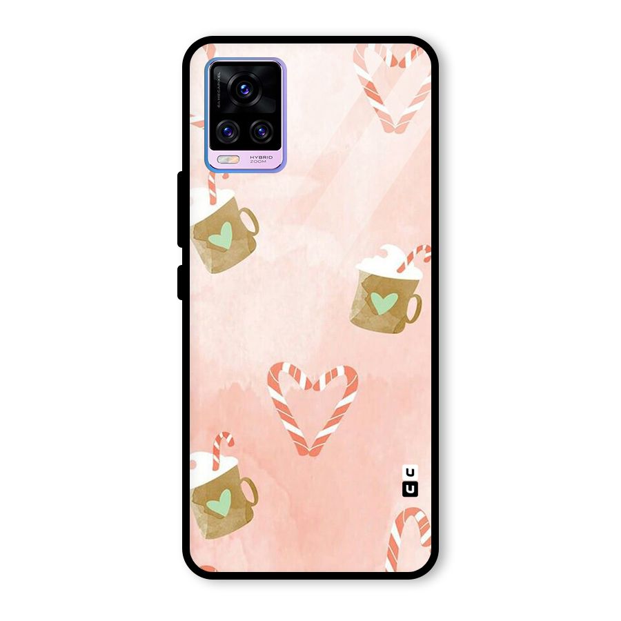 Coffee And Candies Glass Back Case for Vivo V20 Pro