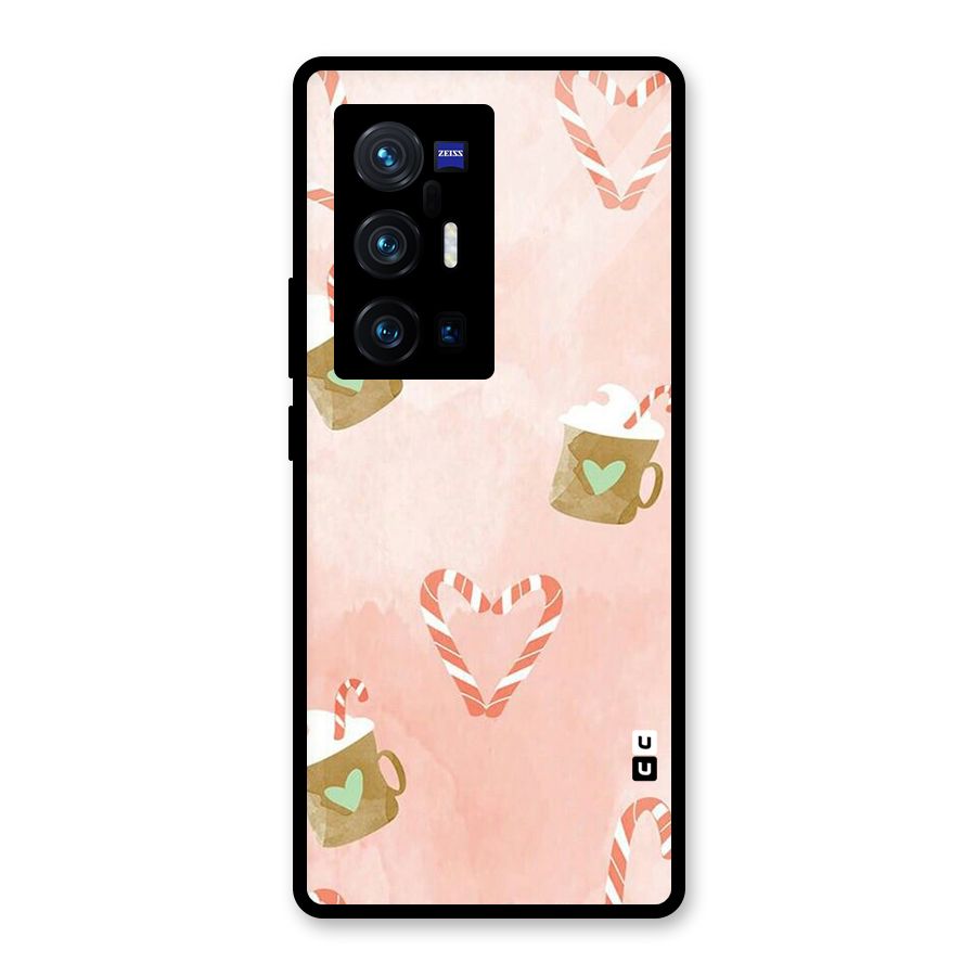 Coffee And Candies Glass Back Case for Vivo X70 Pro Plus