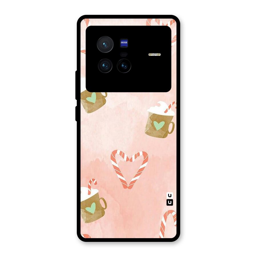 Coffee And Candies Glass Back Case for Vivo X80