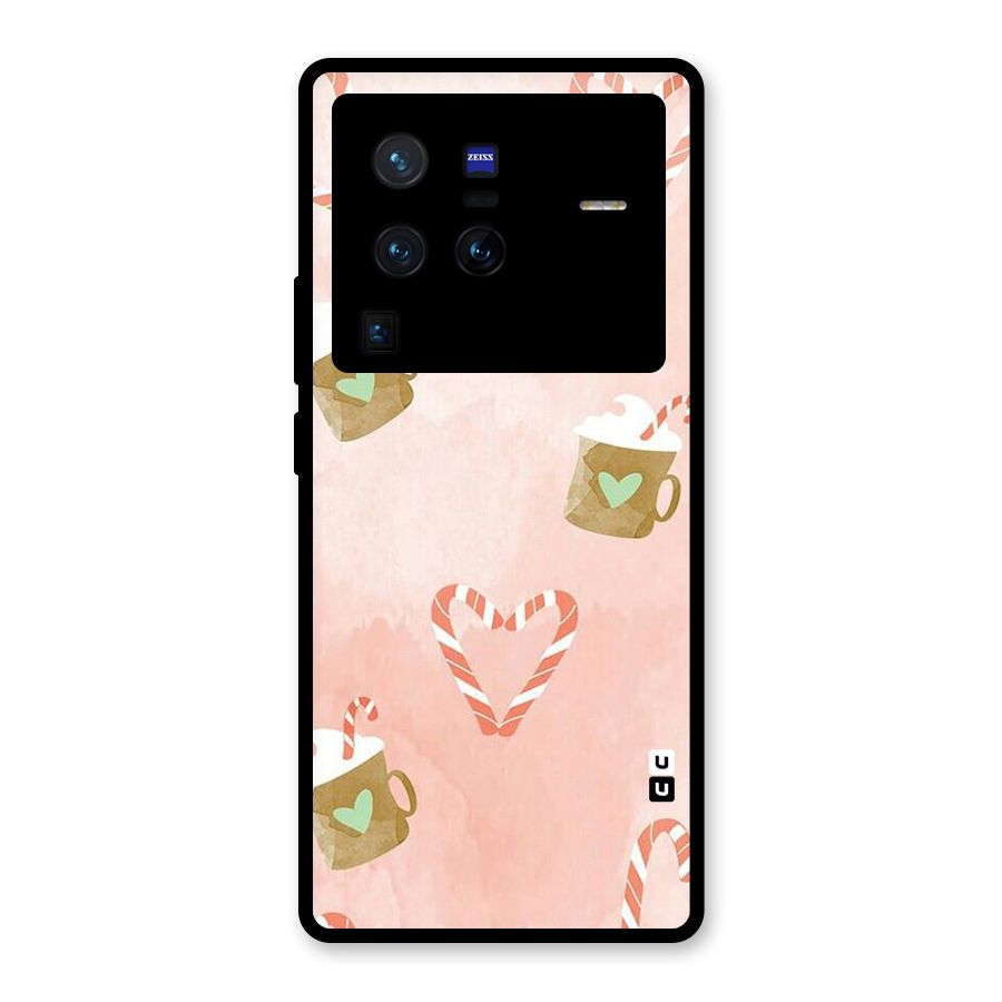 Coffee And Candies Glass Back Case for Vivo X80 Pro