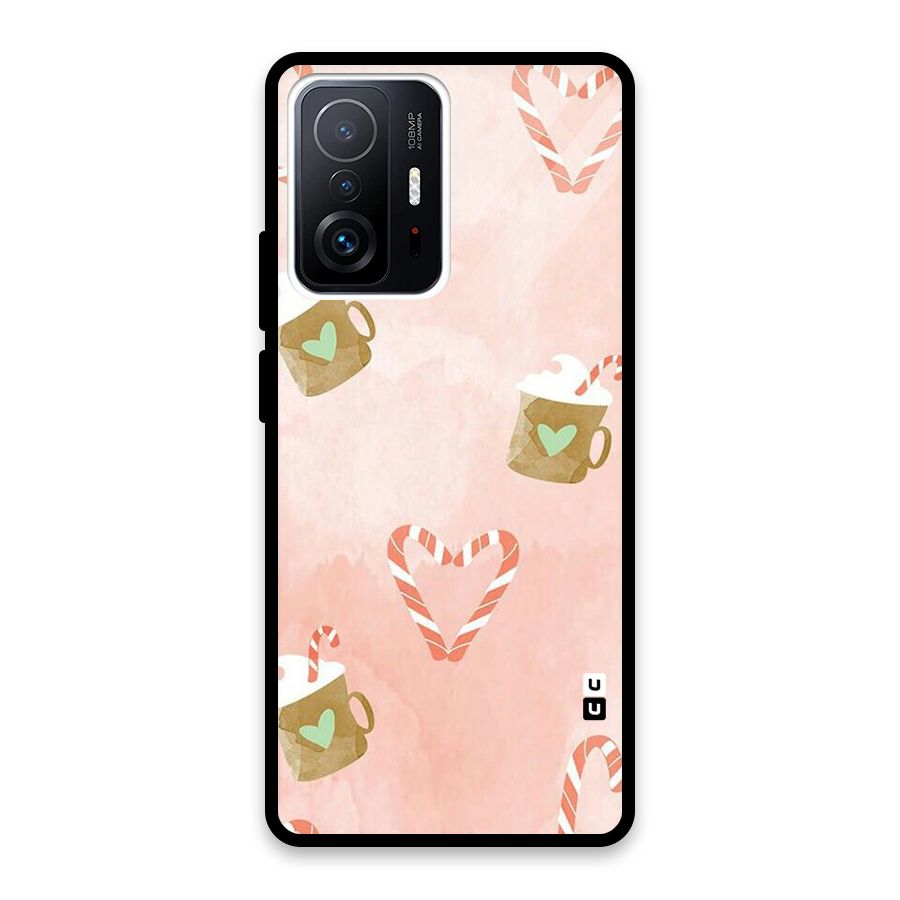 Coffee And Candies Glass Back Case for Xiaomi 11T Pro