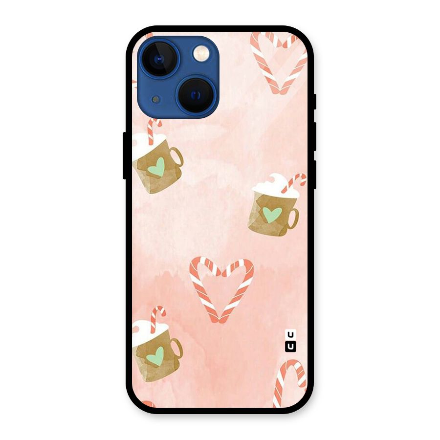 Coffee And Candies Glass Back Case for iPhone 13 Mini