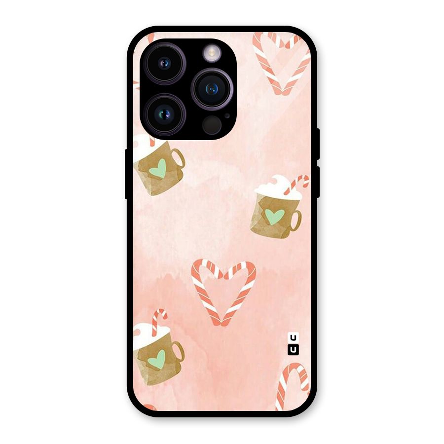 Coffee And Candies Glass Back Case for iPhone 14 Pro
