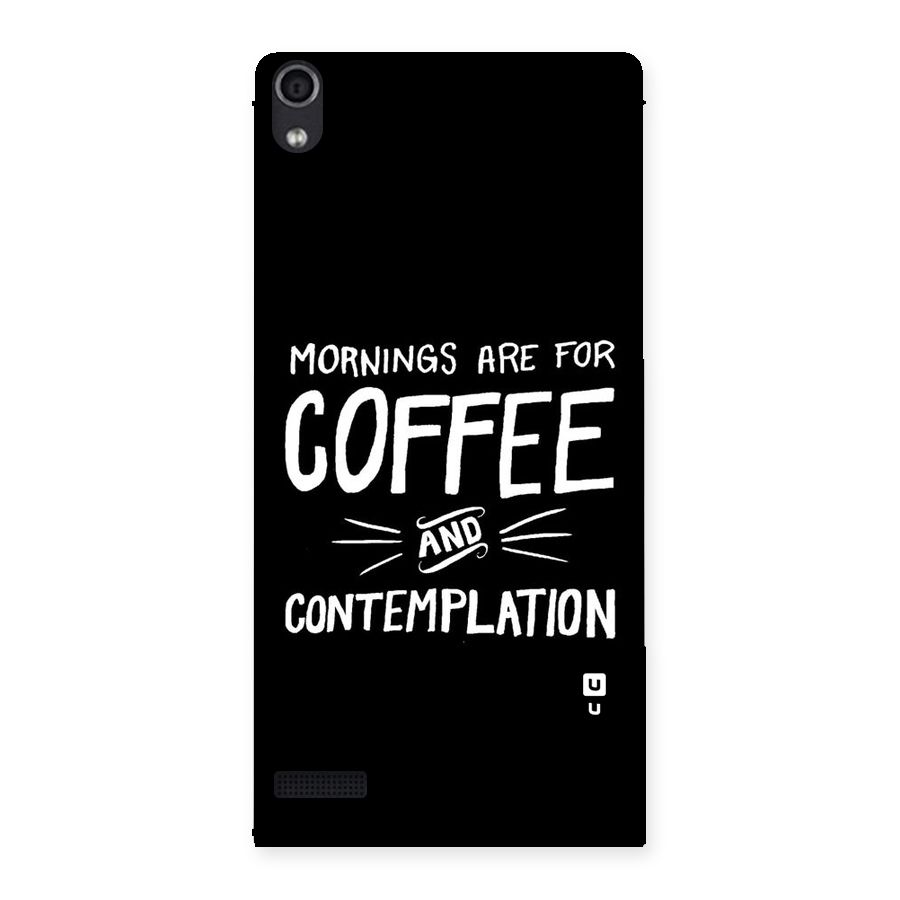 Coffee And Contemplation Back Case for Ascend P6