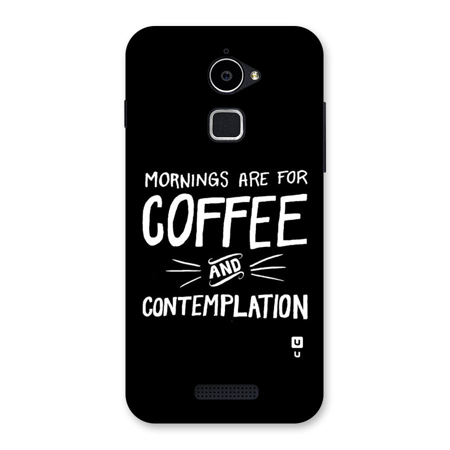 Coffee And Contemplation Back Case for Coolpad Note 3 Lite