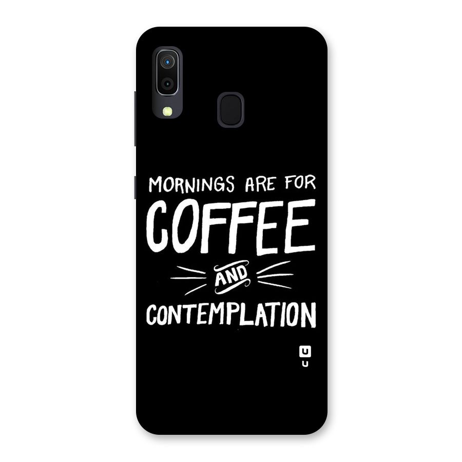 Coffee And Contemplation Back Case for Galaxy M10s