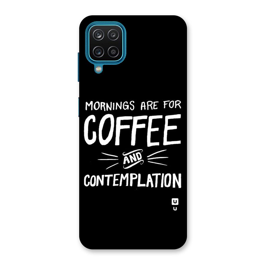 Coffee And Contemplation Back Case for Galaxy M12