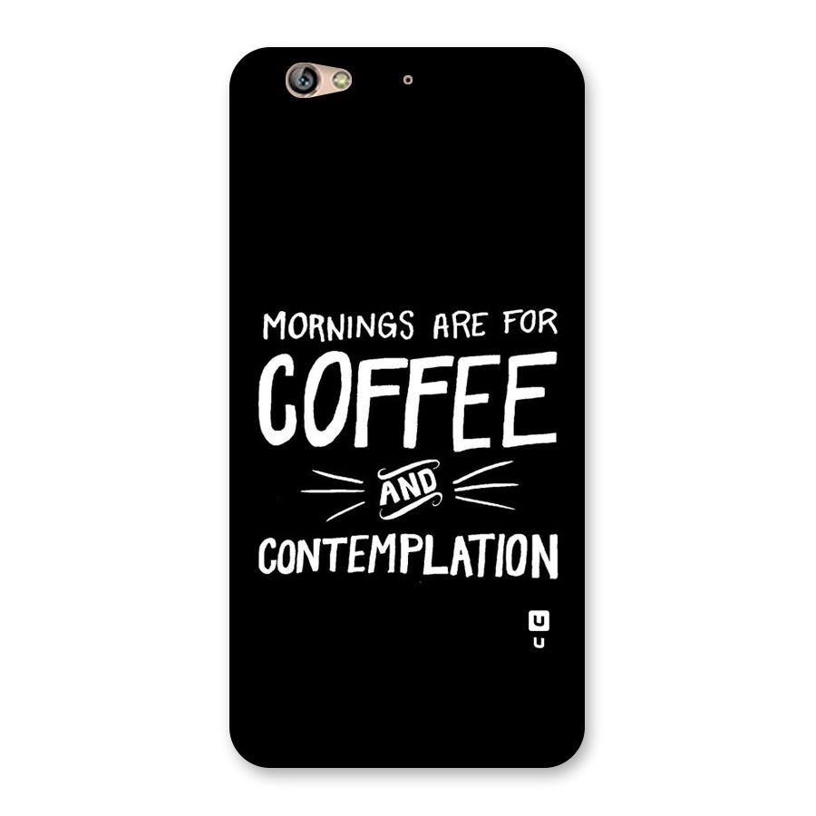 Coffee And Contemplation Back Case for Gionee S6