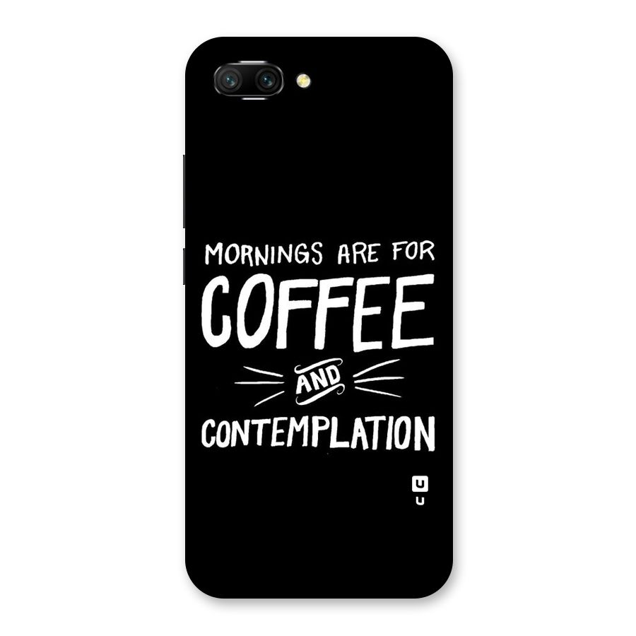 Coffee And Contemplation Back Case for Honor 10