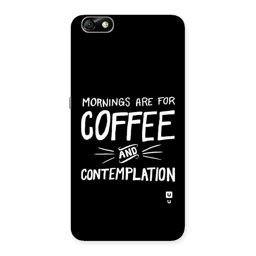 Coffee And Contemplation Back Case for Honor 4X