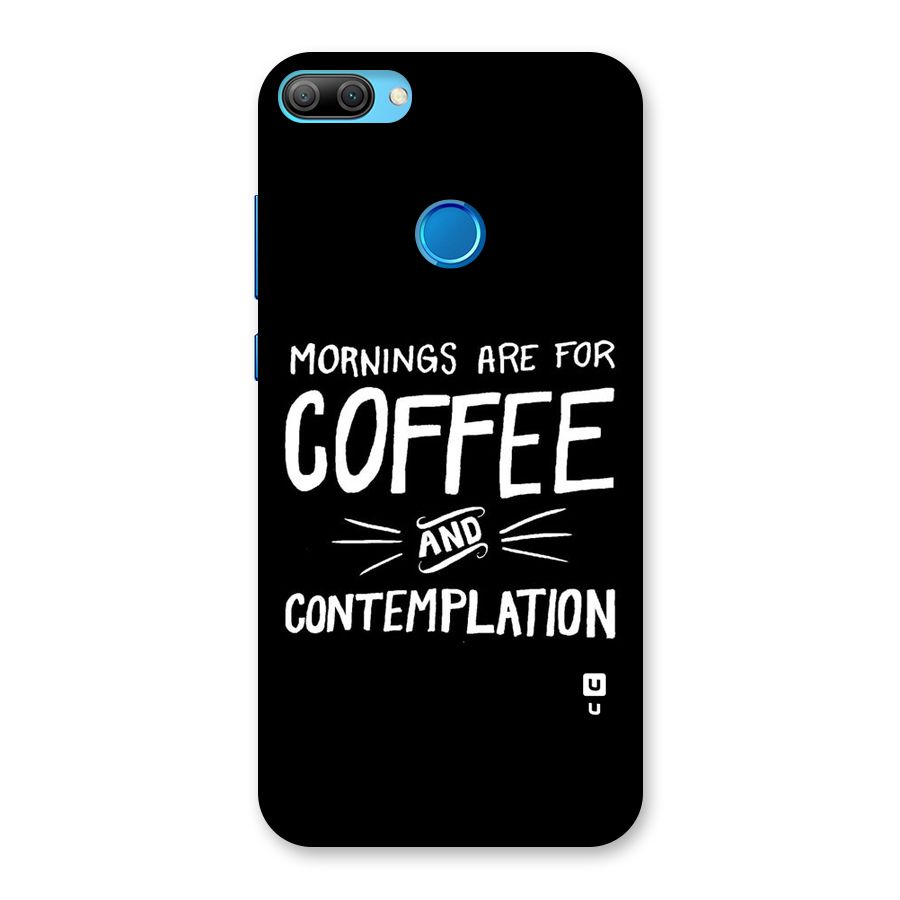 Coffee And Contemplation Back Case for Honor 9N