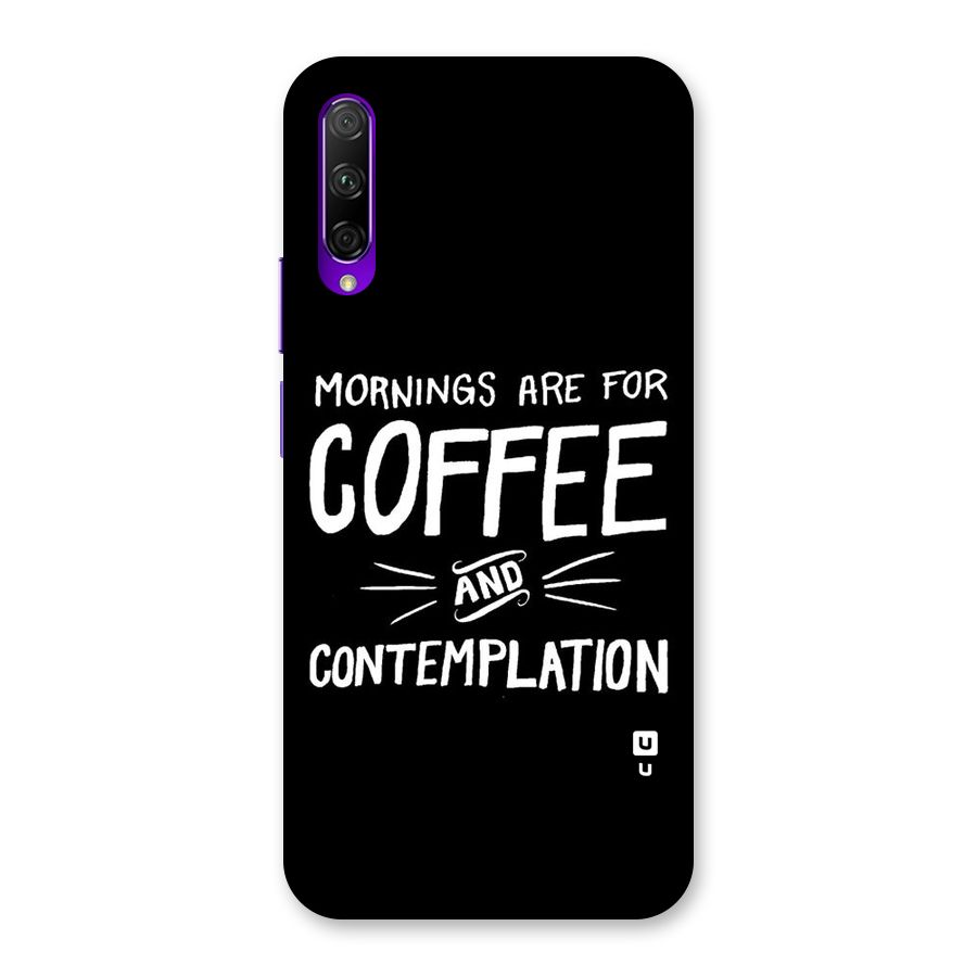 Coffee And Contemplation Back Case for Honor 9X Pro