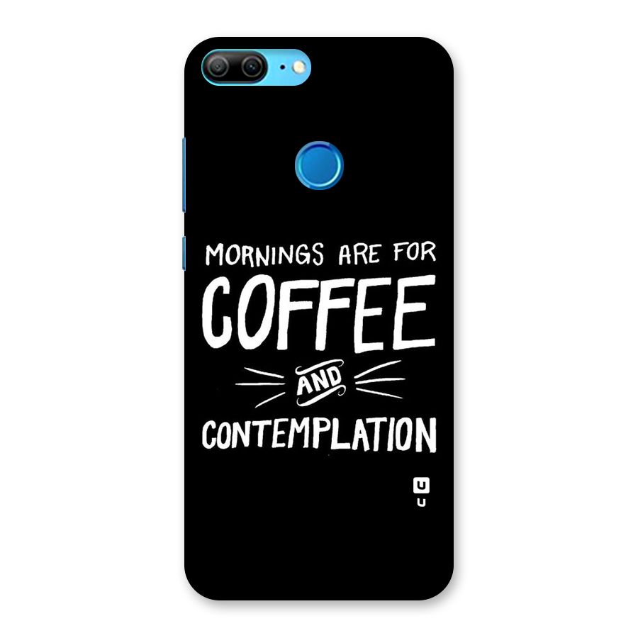 Coffee And Contemplation Back Case for Honor 9 Lite