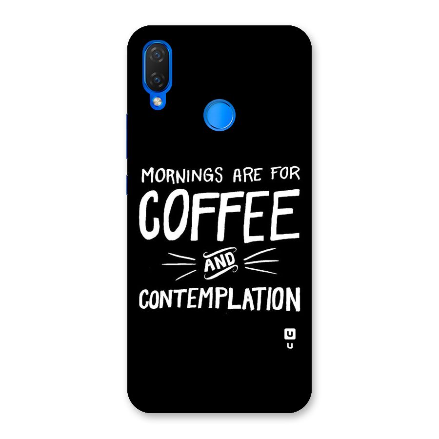 Coffee And Contemplation Back Case for Huawei P Smart+