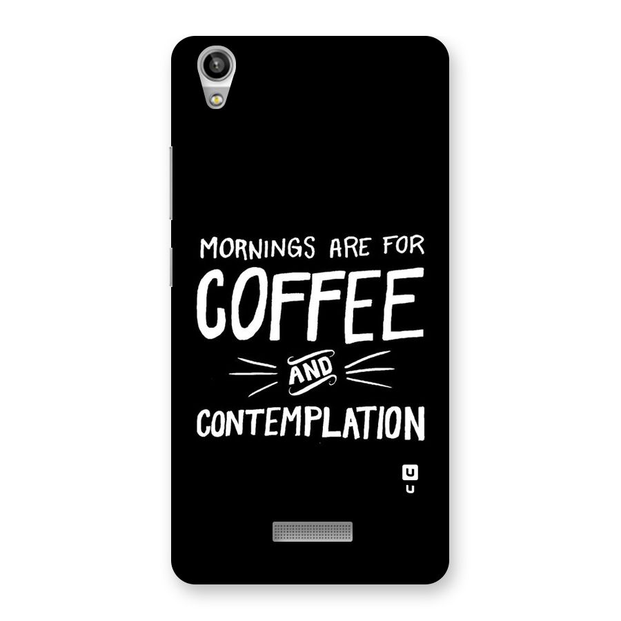 Coffee And Contemplation Back Case for Lava-Pixel-V1