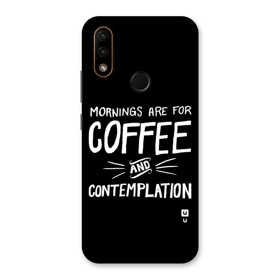 Coffee And Contemplation Back Case for Lenovo A6 Note