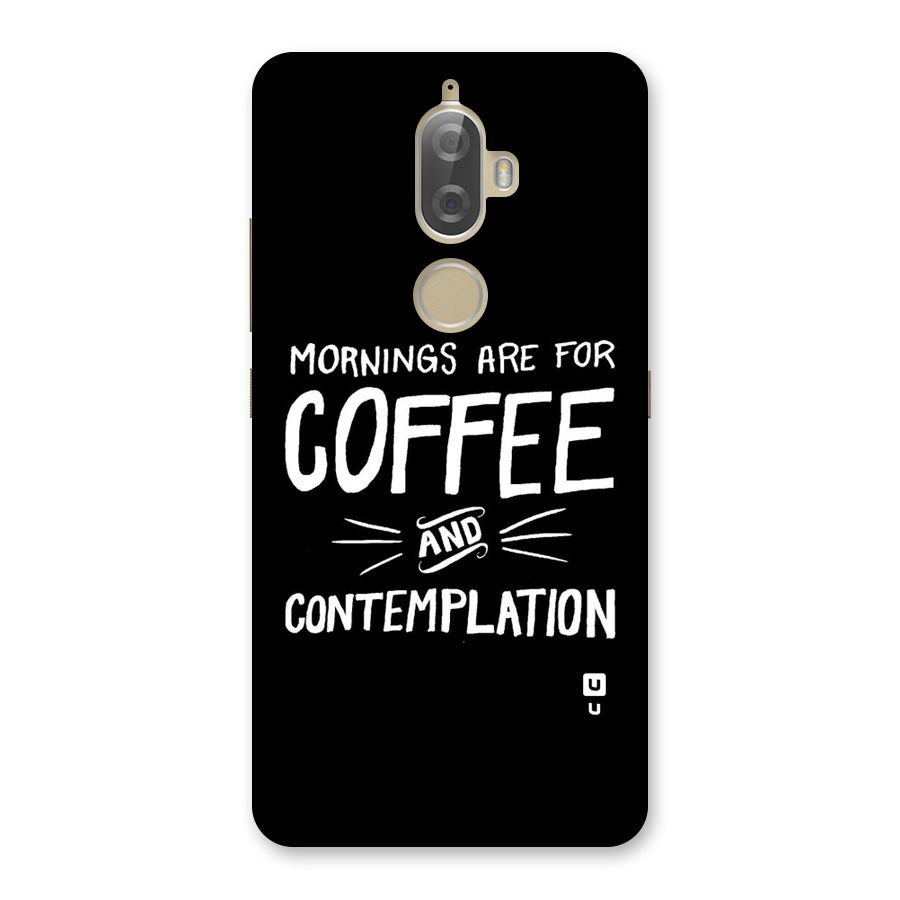 Coffee And Contemplation Back Case for Lenovo K8 Plus