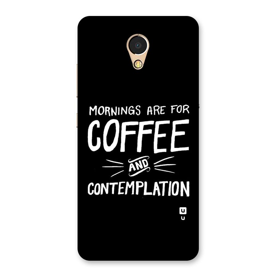 Coffee And Contemplation Back Case for Lenovo P2