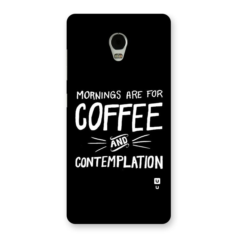 Coffee And Contemplation Back Case for Lenovo Vibe P1