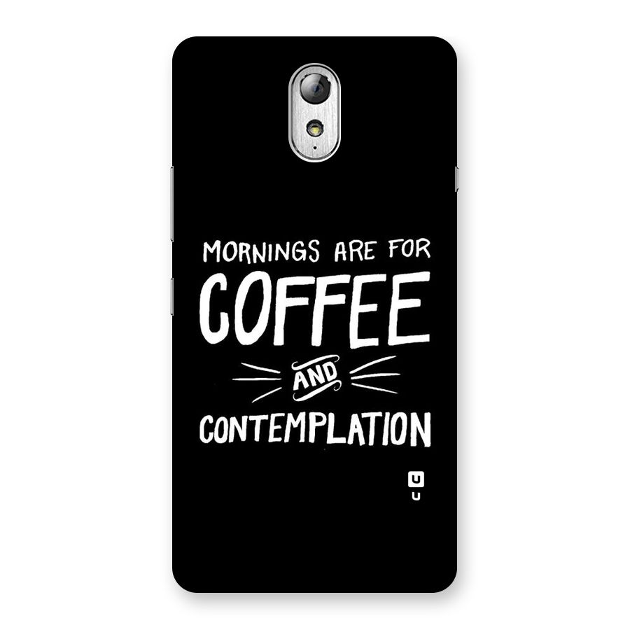 Coffee And Contemplation Back Case for Lenovo Vibe P1M