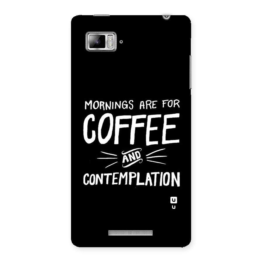 Coffee And Contemplation Back Case for Lenovo Vibe Z K910