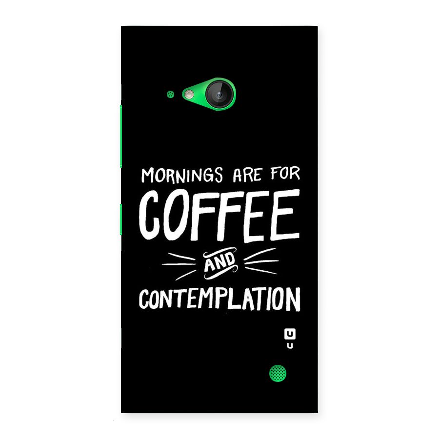 Coffee And Contemplation Back Case for Lumia 730