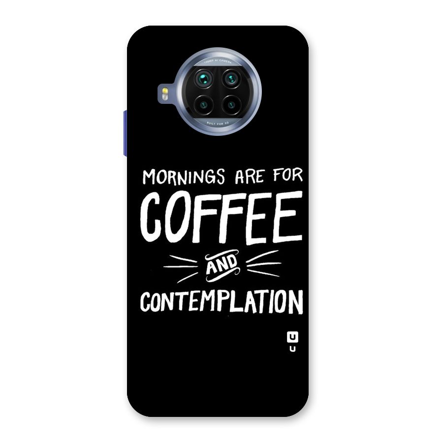 Coffee And Contemplation Back Case for Mi 10i