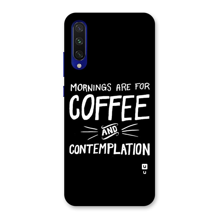 Coffee And Contemplation Back Case for Mi A3