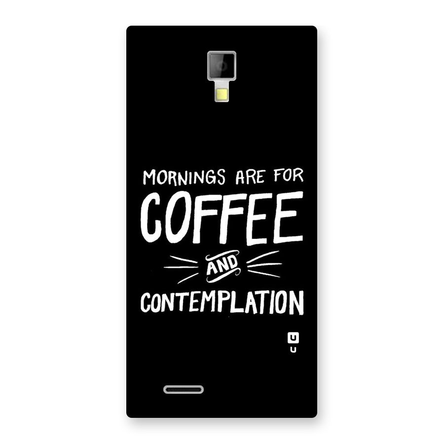 Coffee And Contemplation Back Case for Micromax Canvas Xpress A99