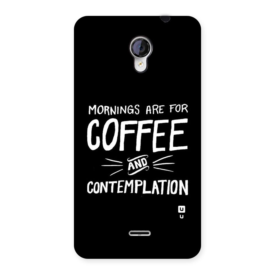 Coffee And Contemplation Back Case for Micromax Unite 2 A106