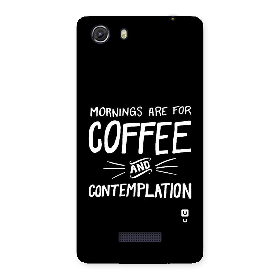 Coffee And Contemplation Back Case for Micromax Unite 3