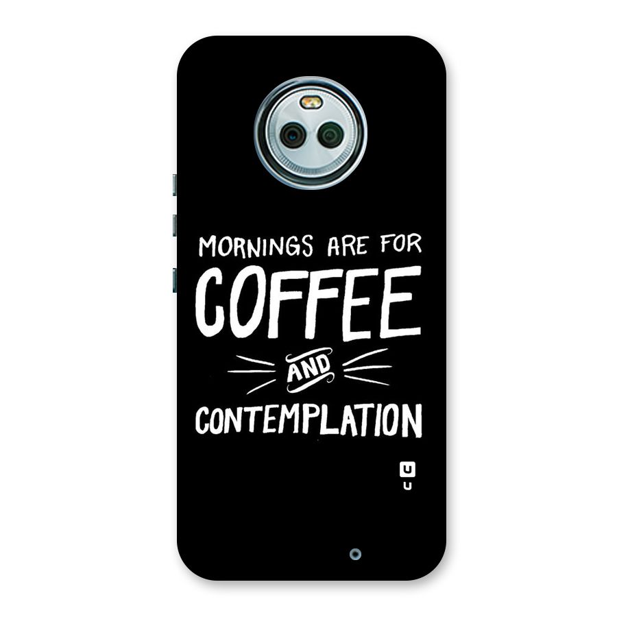 Coffee And Contemplation Back Case for Moto X4
