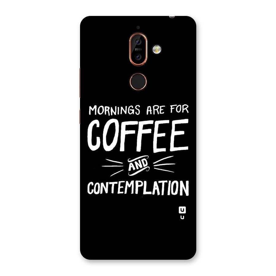 Coffee And Contemplation Back Case for Nokia 7 Plus