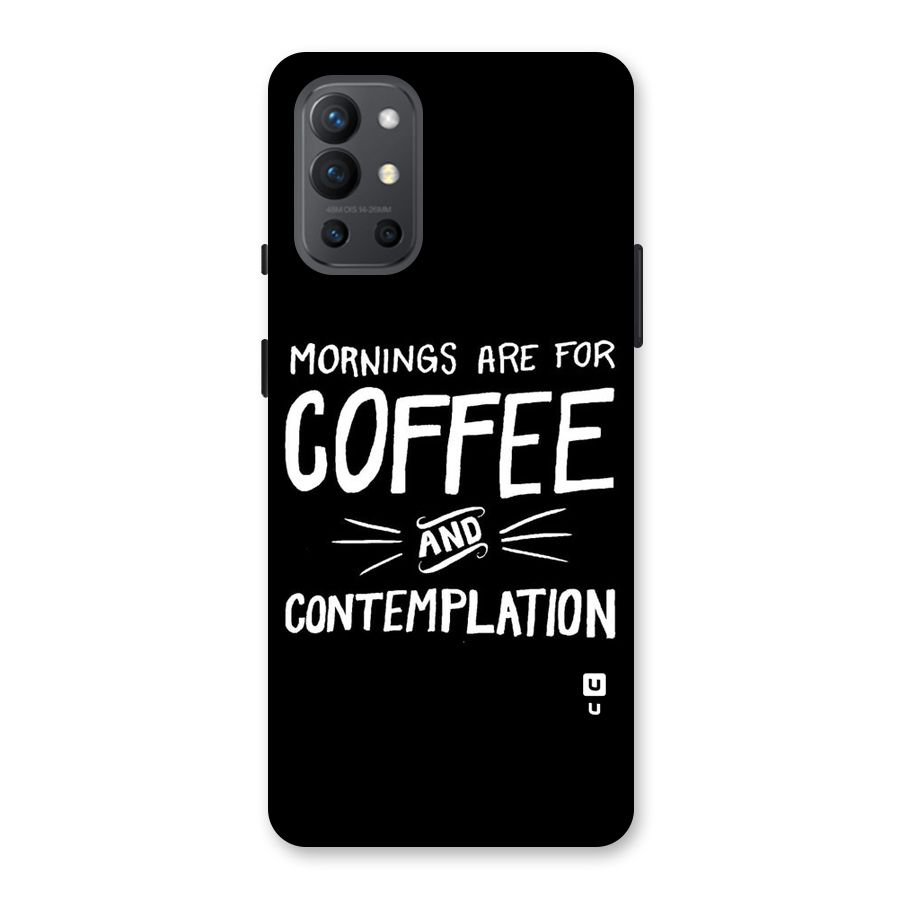 Coffee And Contemplation Back Case for OnePlus 9R