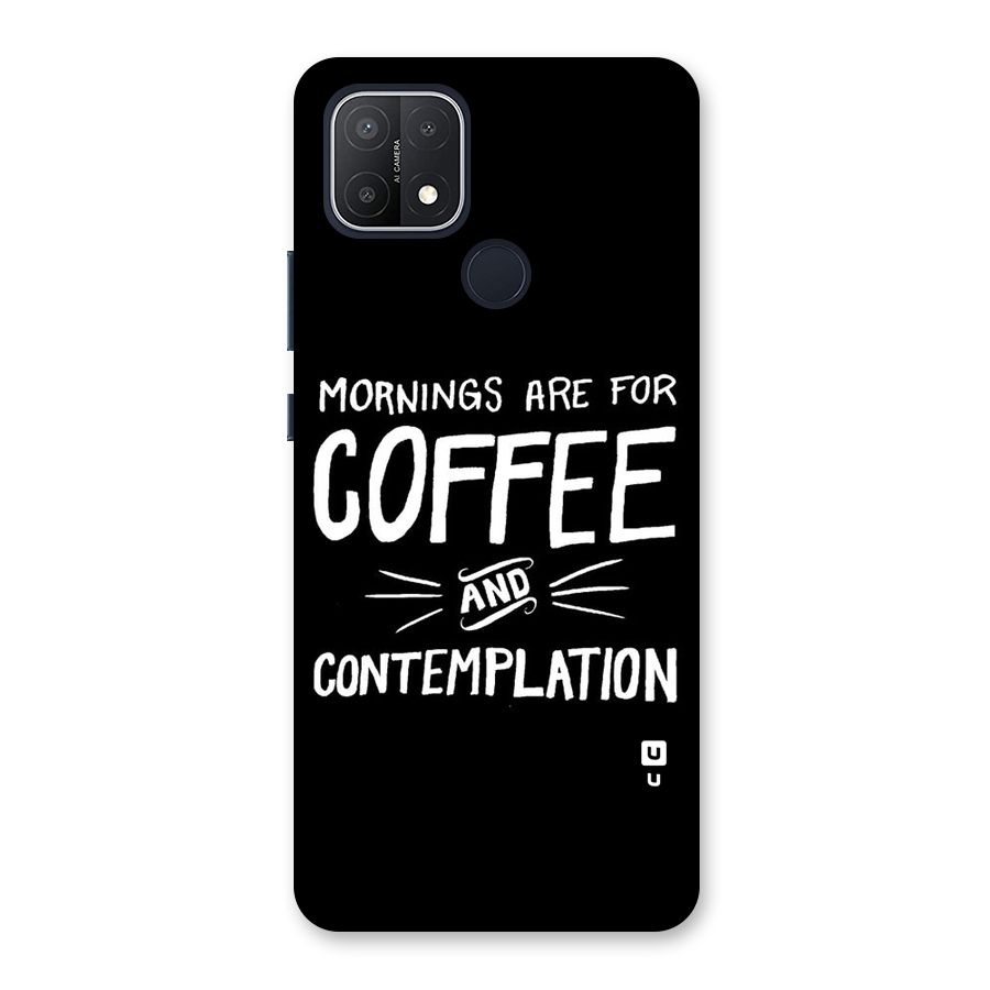 Coffee And Contemplation Back Case for Oppo A15