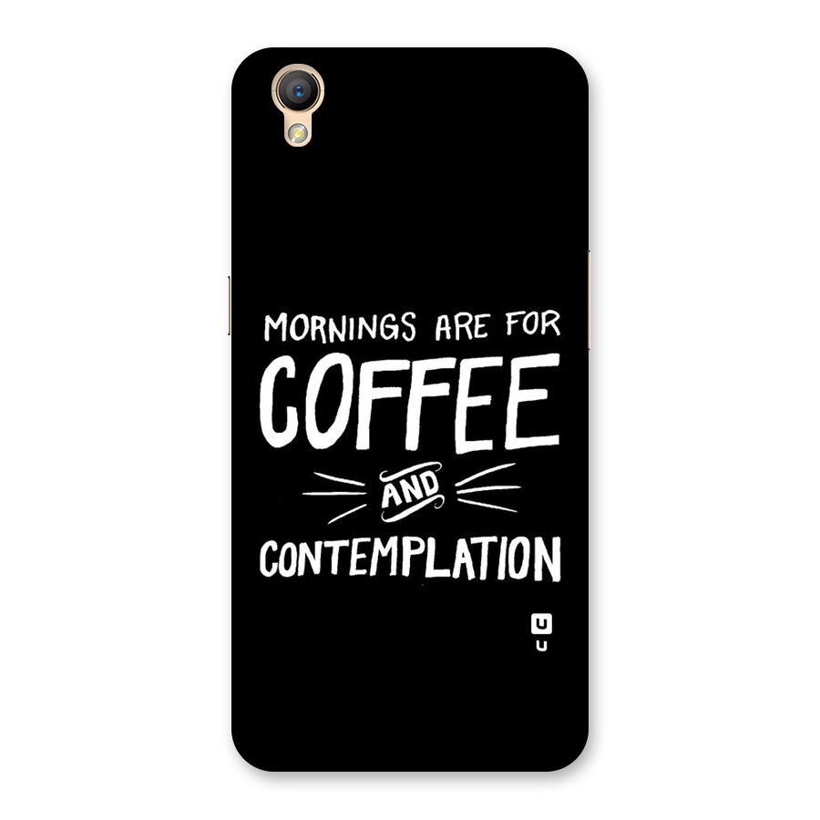 Coffee And Contemplation Back Case for Oppo A37