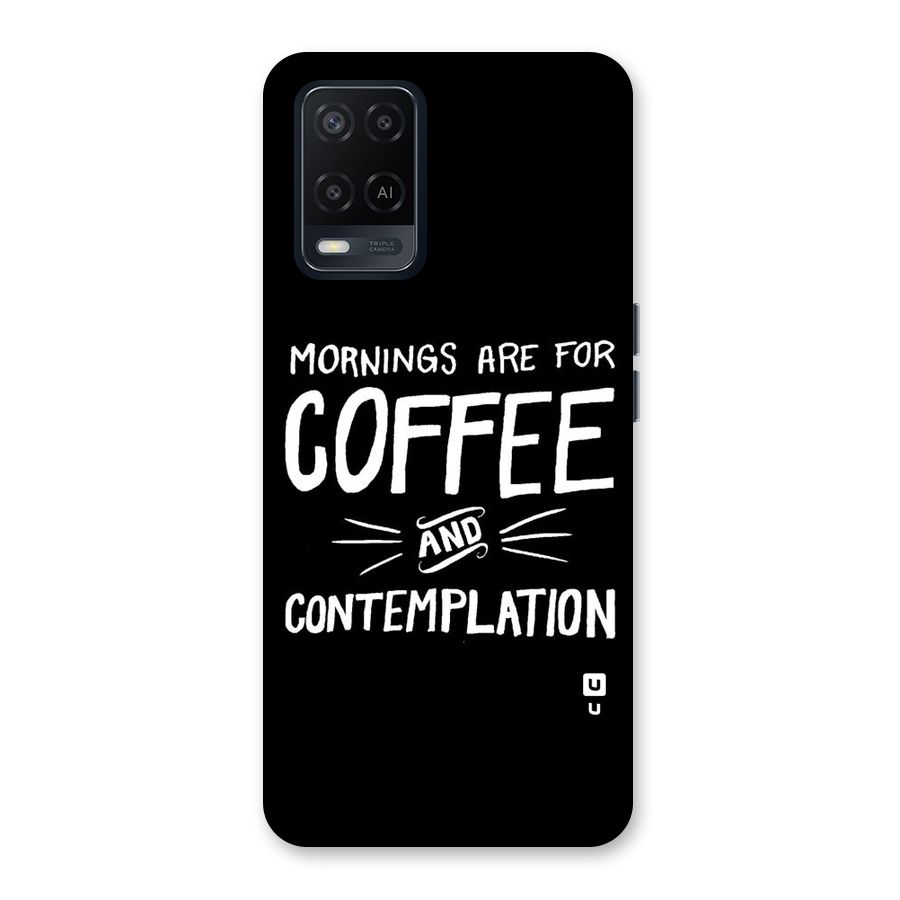 Coffee And Contemplation Back Case for Oppo A54