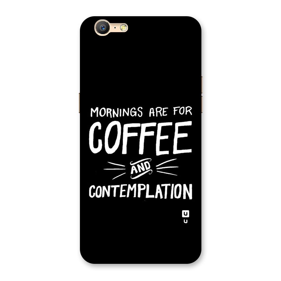Coffee And Contemplation Back Case for Oppo A57