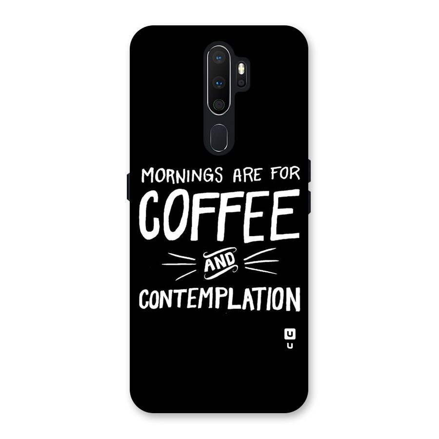 Coffee And Contemplation Back Case for Oppo A5 (2020)