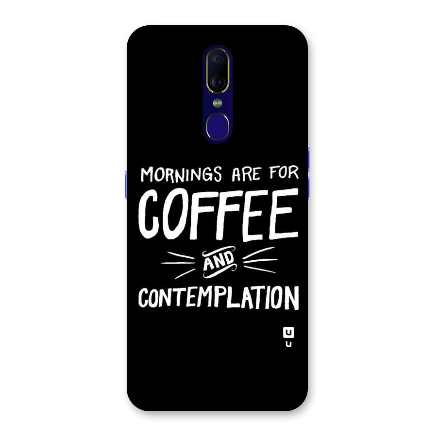 Coffee And Contemplation Back Case for Oppo A9
