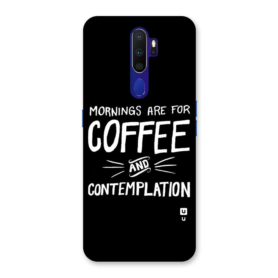 Coffee And Contemplation Back Case for Oppo A9 (2020)