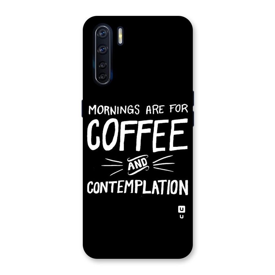 Coffee And Contemplation Back Case for Oppo F15