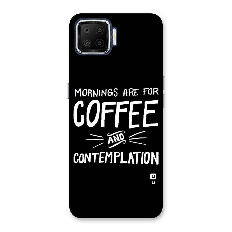 Coffee And Contemplation Back Case for Oppo F17