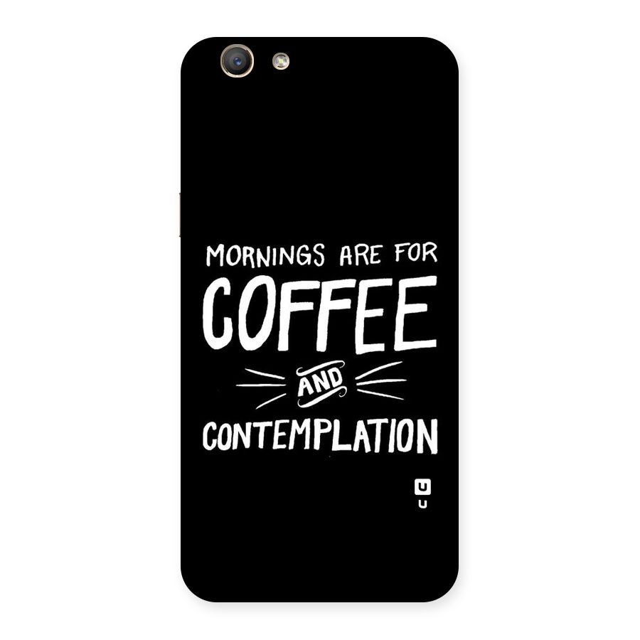 Coffee And Contemplation Back Case for Oppo F1s
