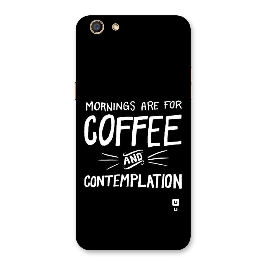 Coffee And Contemplation Back Case for Oppo F3