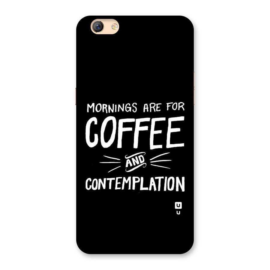 Coffee And Contemplation Back Case for Oppo F3 Plus