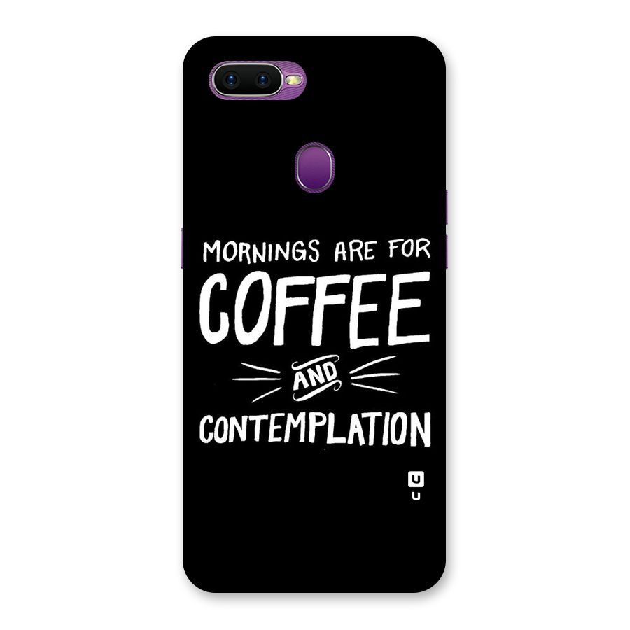 Coffee And Contemplation Back Case for Oppo F9
