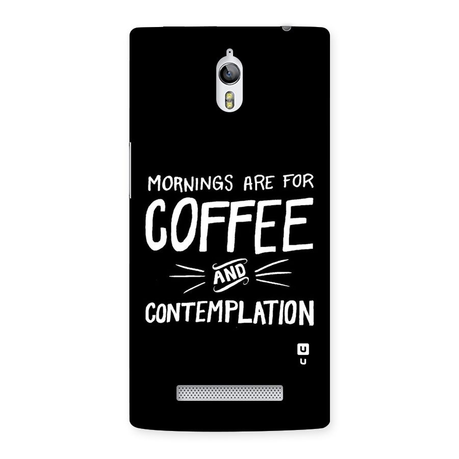 Coffee And Contemplation Back Case for Oppo Find 7