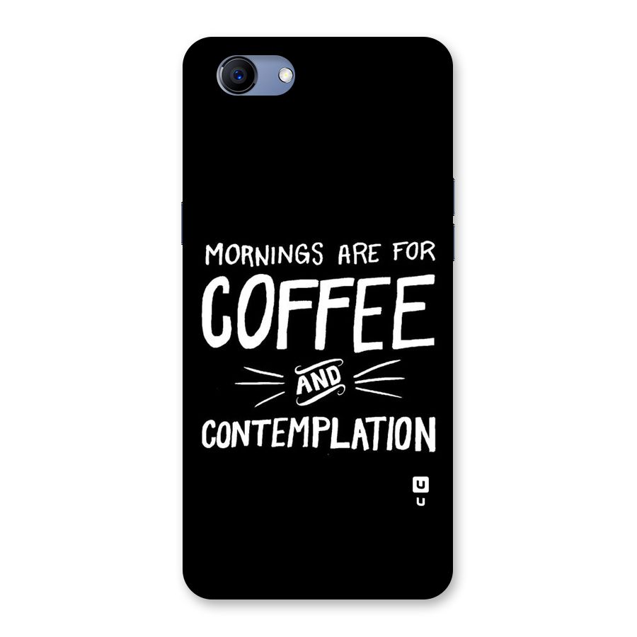 Coffee And Contemplation Back Case for Oppo Realme 1
